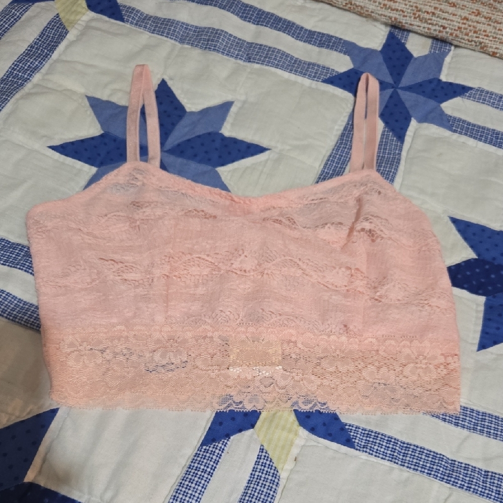 Size Small NWT Gossamer Pink Bandeau By Decree